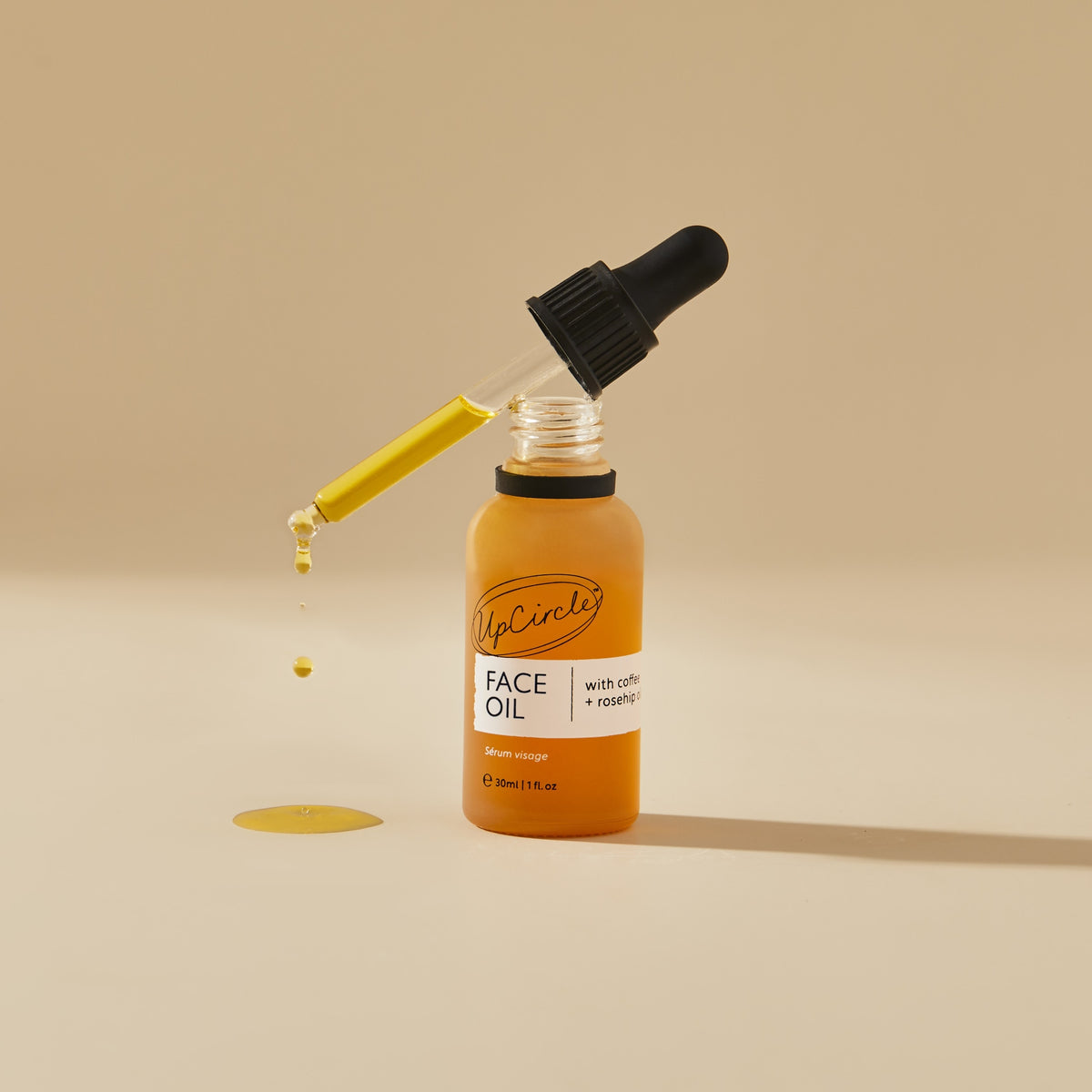 UpCircle Organic Face Oil with Coffee, Rosehip + Jojoba 30ml
