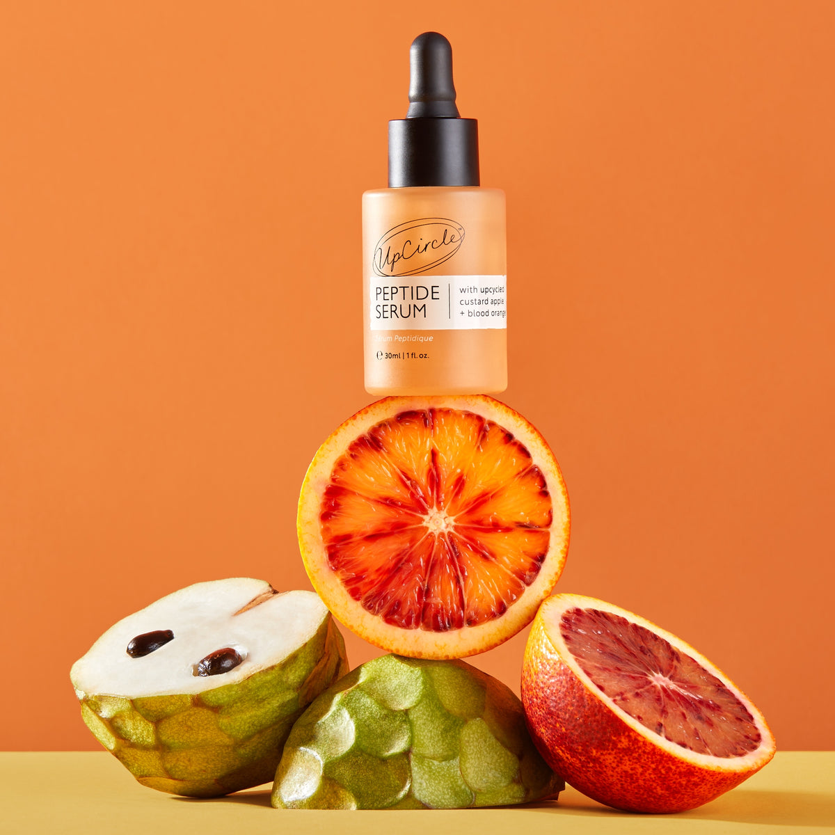 UpCircle Peptide Serum with Upcycled Custard Apple + Blood Orange 30ml