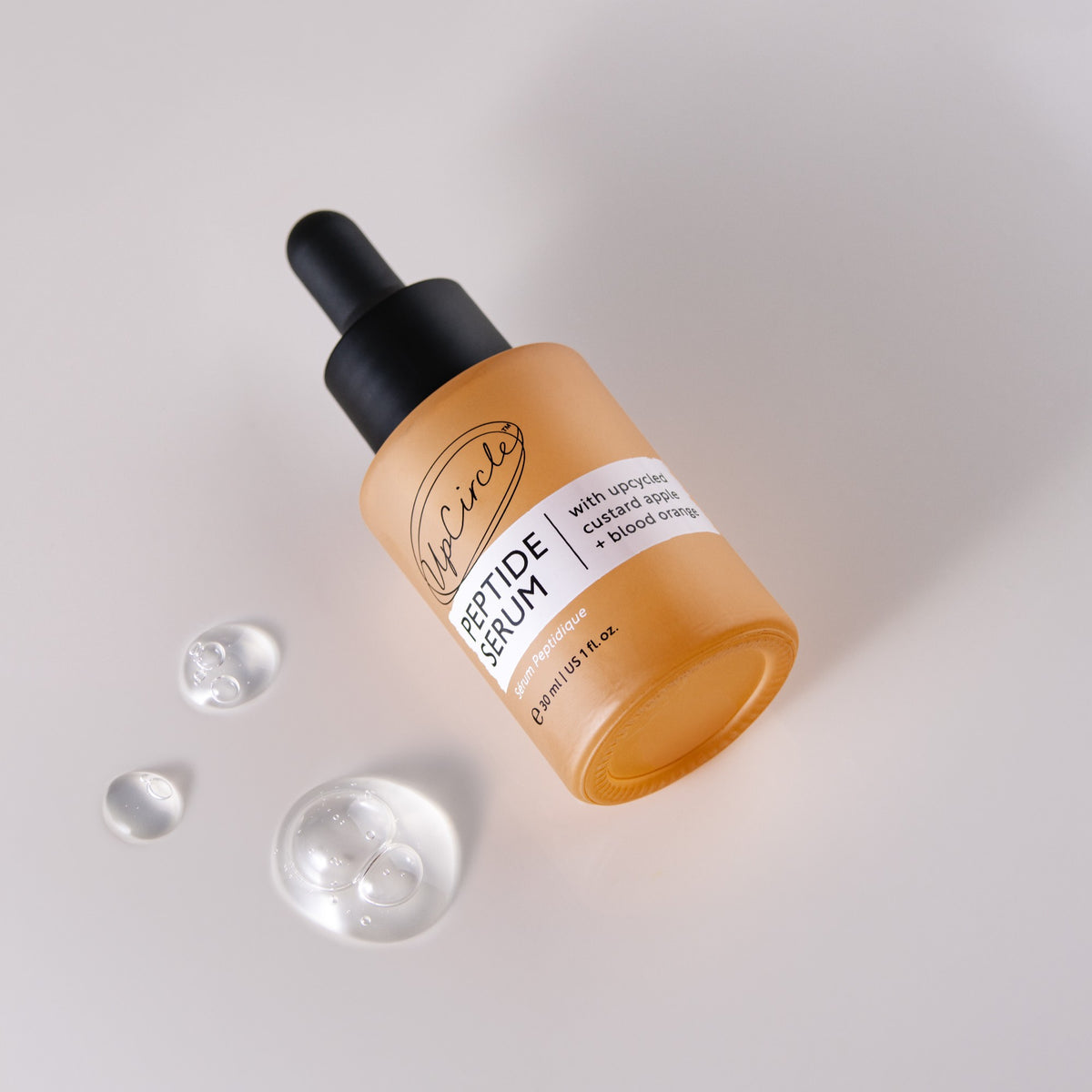 UpCircle Peptide Serum with Upcycled Custard Apple + Blood Orange 30ml