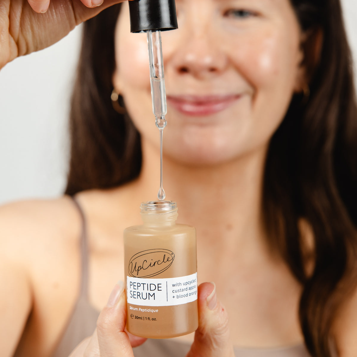 UpCircle Peptide Serum with Upcycled Custard Apple + Blood Orange 30ml